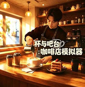 杯与柜台咖啡店模拟器